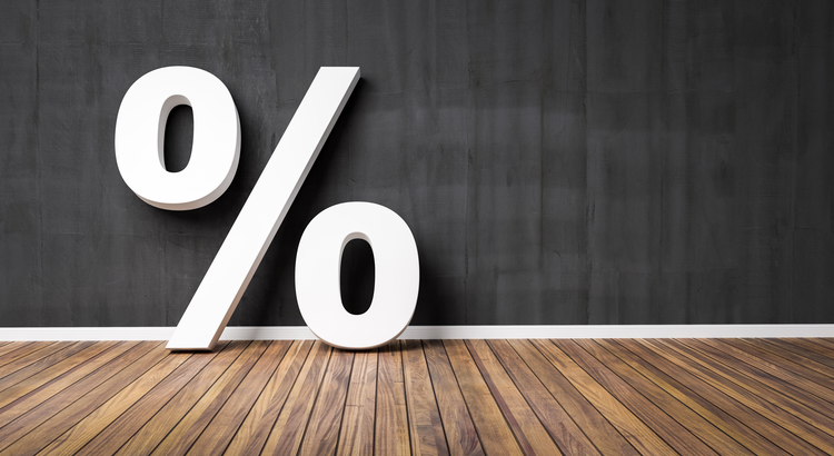 Mortgage rates concept graphic